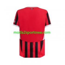 Koszulka AC Milan Domowe Stroje Piłkarskie 2024/25 Krótki Rękaw